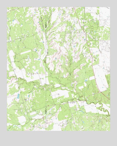 Beaver Creek, TX USGS Topographic Map
