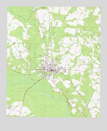 Millen, GA USGS Topographic Map