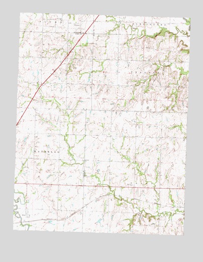 Miller, KS USGS Topographic Map