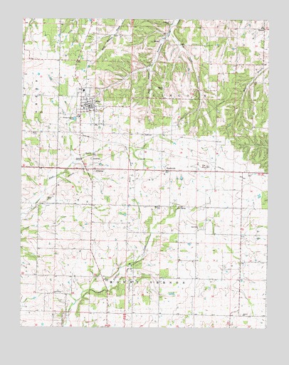 Miller, MO USGS Topographic Map
