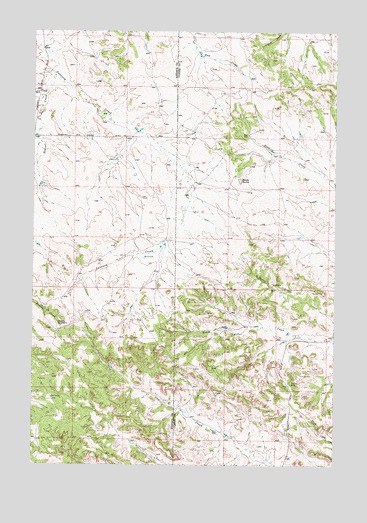 Miller Creek SW, MT USGS Topographic Map