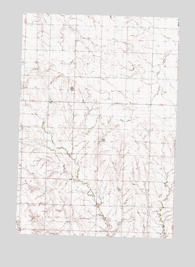 Miller Dam, SD USGS Topographic Map