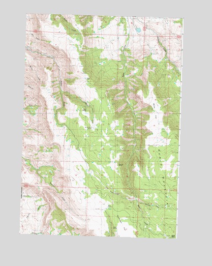 Miller Flat, OR USGS Topographic Map