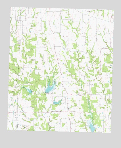 Miller Grove, TX USGS Topographic Map