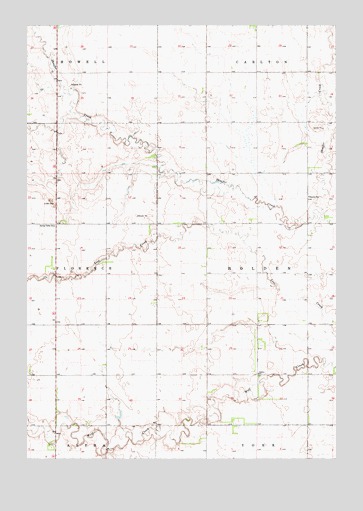 Miller NW, SD USGS Topographic Map