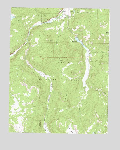 Beaver Creek Reservoir, CO USGS Topographic Map