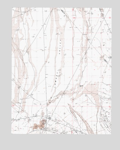 Millers, NV USGS Topographic Map
