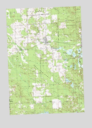 Millersburg, MI USGS Topographic Map