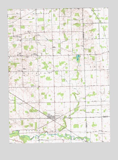 Millersburg, IN USGS Topographic Map
