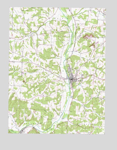 Millersburg, OH USGS Topographic Map