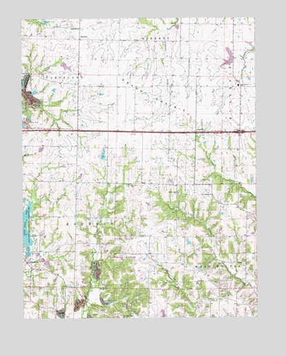 Millersburg NE, MO USGS Topographic Map