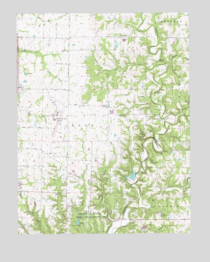 Millersburg SW, MO USGS Topographic Map