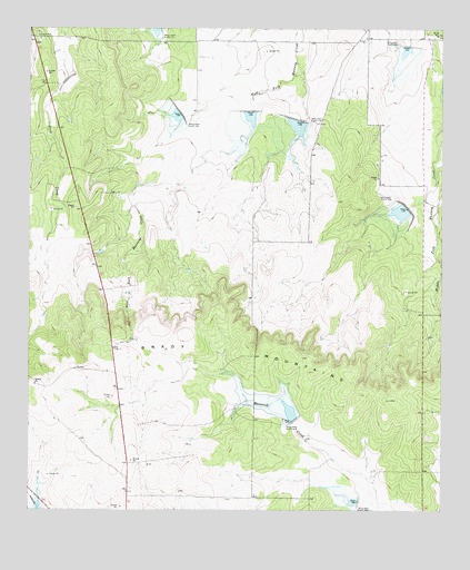 Millersview SE, TX USGS Topographic Map
