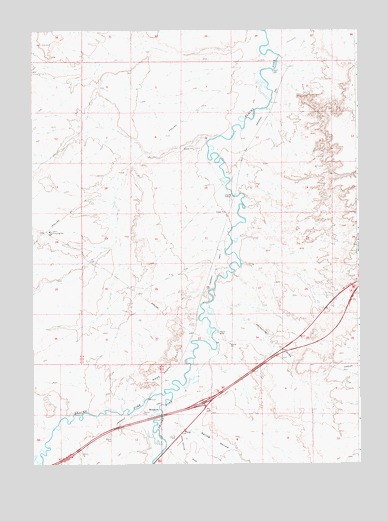 Millersville, WY USGS Topographic Map
