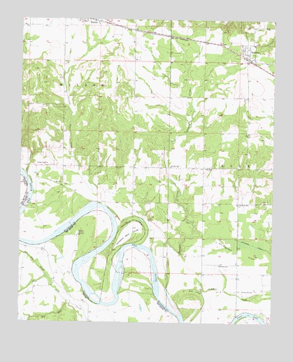 Millerton, OK USGS Topographic Map