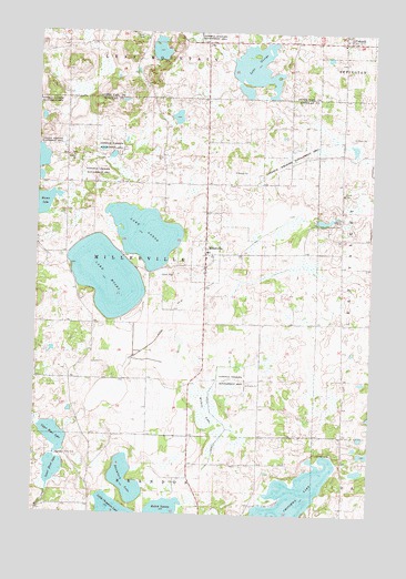 Millerville, MN USGS Topographic Map