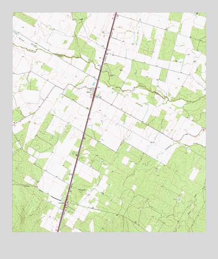 Millett, TX USGS Topographic Map