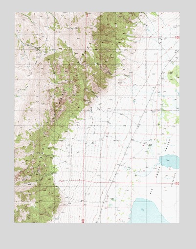 Millett Ranch, NV USGS Topographic Map