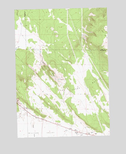 Millican, OR USGS Topographic Map