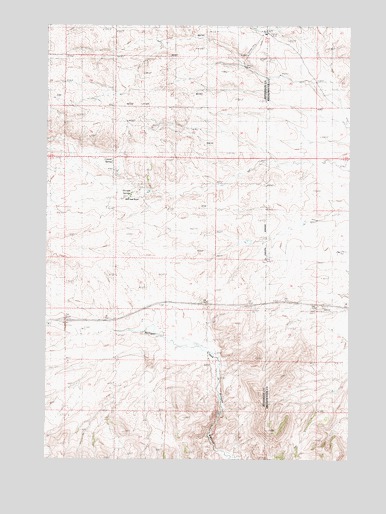 Milligan Canyon, MT USGS Topographic Map