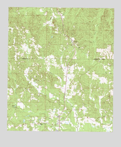 Millry North, AL USGS Topographic Map