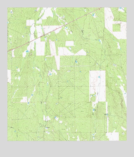 Mills Bennett NW, TX USGS Topographic Map