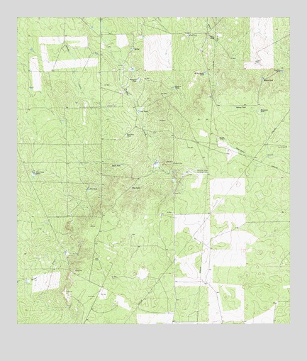 Mills Bennett SW, TX USGS Topographic Map