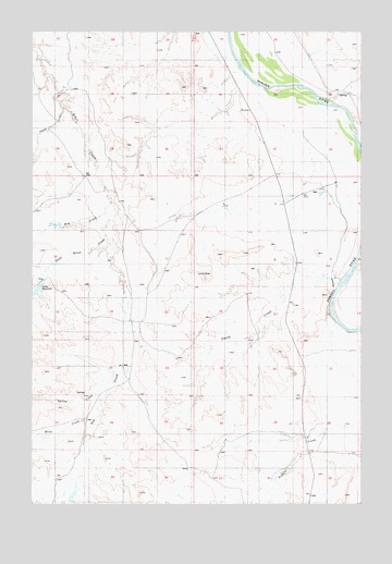 Mills Creek East, MT USGS Topographic Map