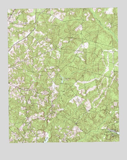 Millstone Lake, NC USGS Topographic Map