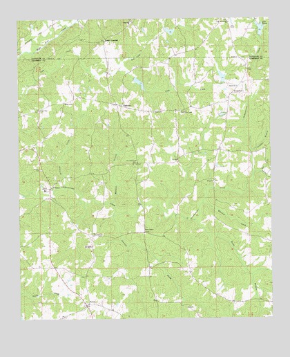Milltown, AL USGS Topographic Map