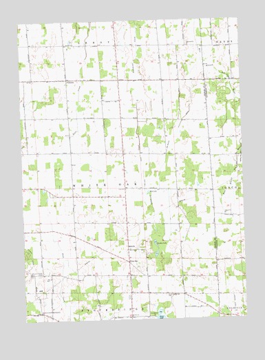 Millville, MI USGS Topographic Map