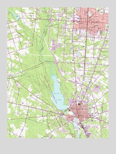 Millville, NJ USGS Topographic Map