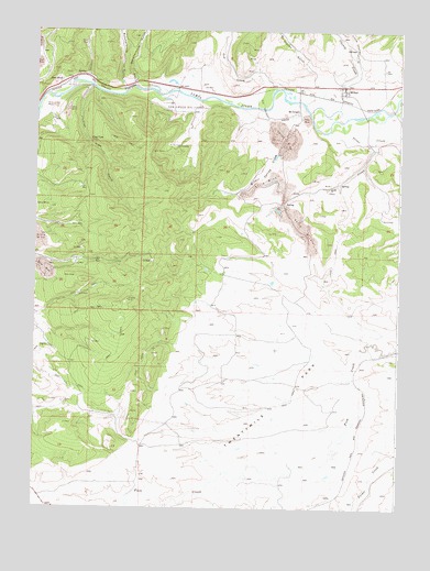 Milner, CO USGS Topographic Map