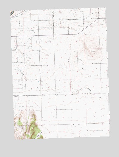 Milner Butte, ID USGS Topographic Map