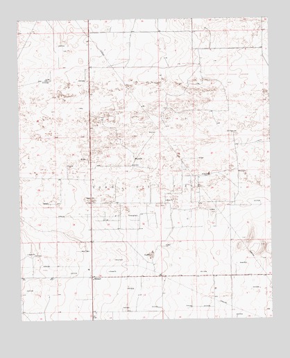 Milnesand, NM USGS Topographic Map