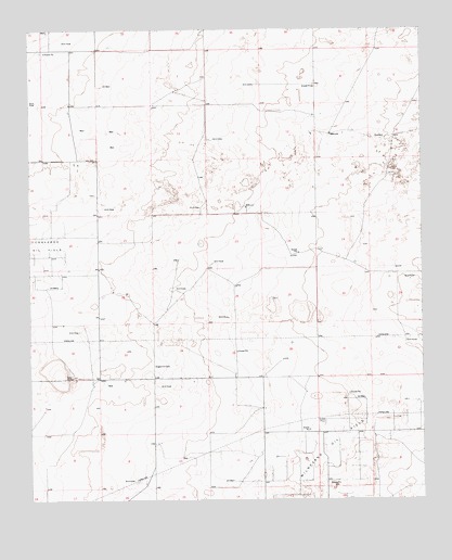 Milnesand NW, NM USGS Topographic Map