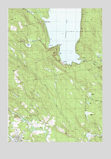 Milo North, ME USGS Topographic Map