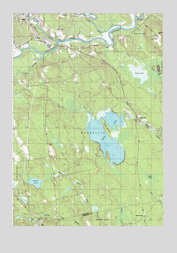 Milo South, ME USGS Topographic Map