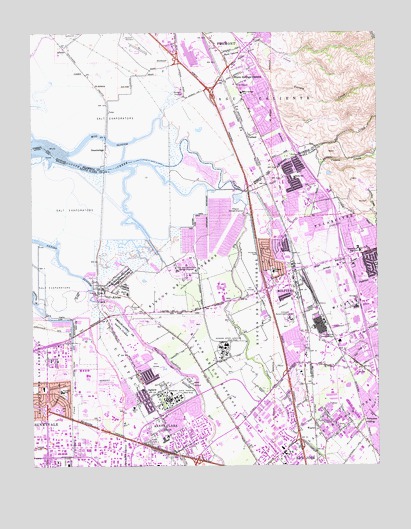 Milpitas, CA USGS Topographic Map
