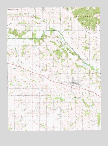Milton, IA USGS Topographic Map