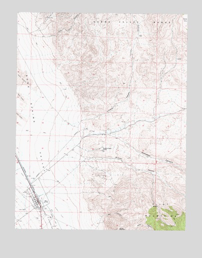 Mina, NV USGS Topographic Map