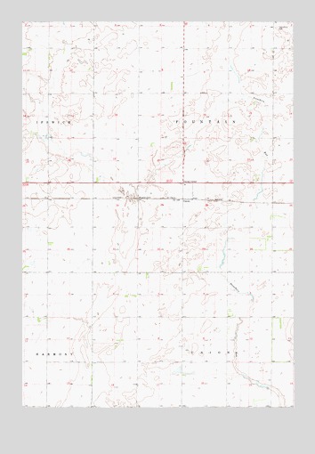 Mina NW, SD USGS Topographic Map