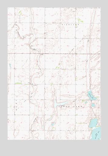 Mina SE, SD USGS Topographic Map