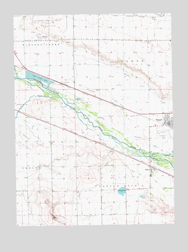 Minatare, NE USGS Topographic Map