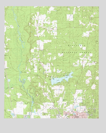 Minden North, LA USGS Topographic Map