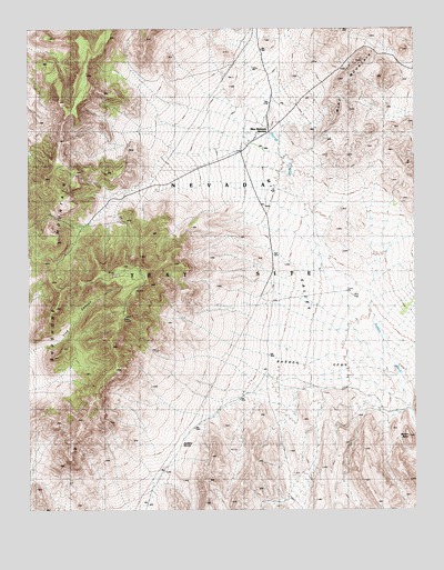Mine Mountain, NV USGS Topographic Map