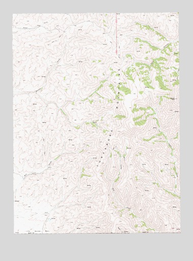 Beaver Peak, NV USGS Topographic Map