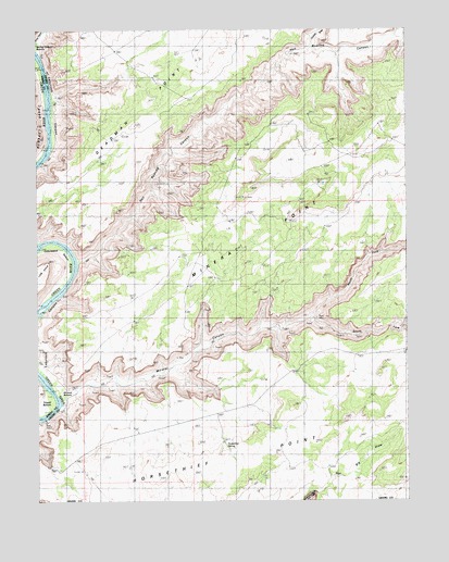 Mineral Canyon, UT USGS Topographic Map