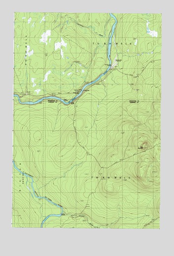 Beaver Pond SE, ME USGS Topographic Map