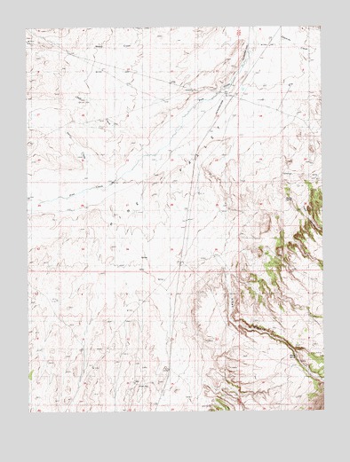 Mineral Hill NW, NV USGS Topographic Map